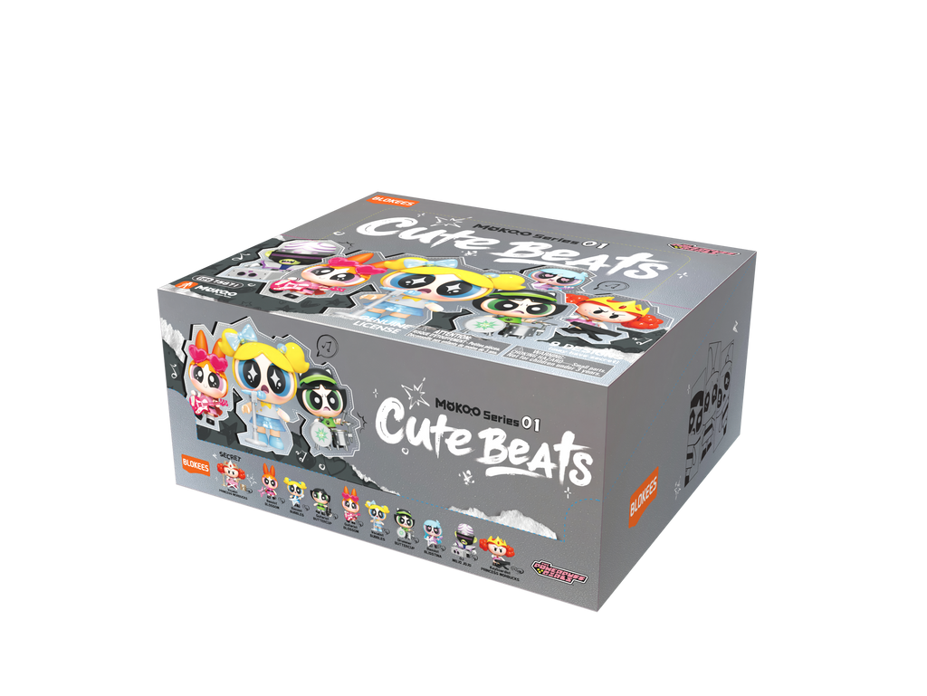 Blokees The Powerpuff Girls MOKOO Series 01: Cute Beats (Box Of 9 Individually Boxed)