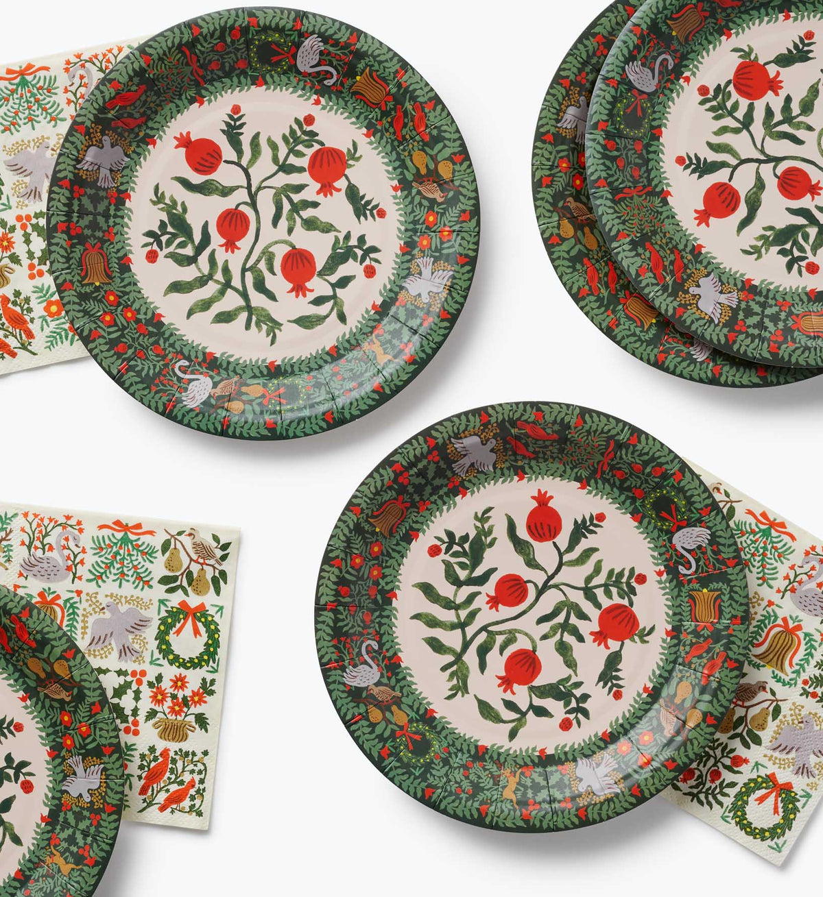 Small Paper Plates - Christmastide