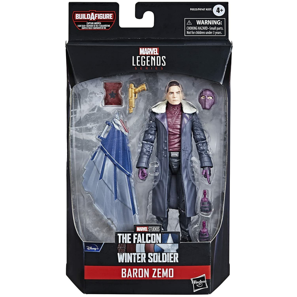 Marvel Legends Baron Zemo (Cap Wings BAF) - Pre-Owned / In Box