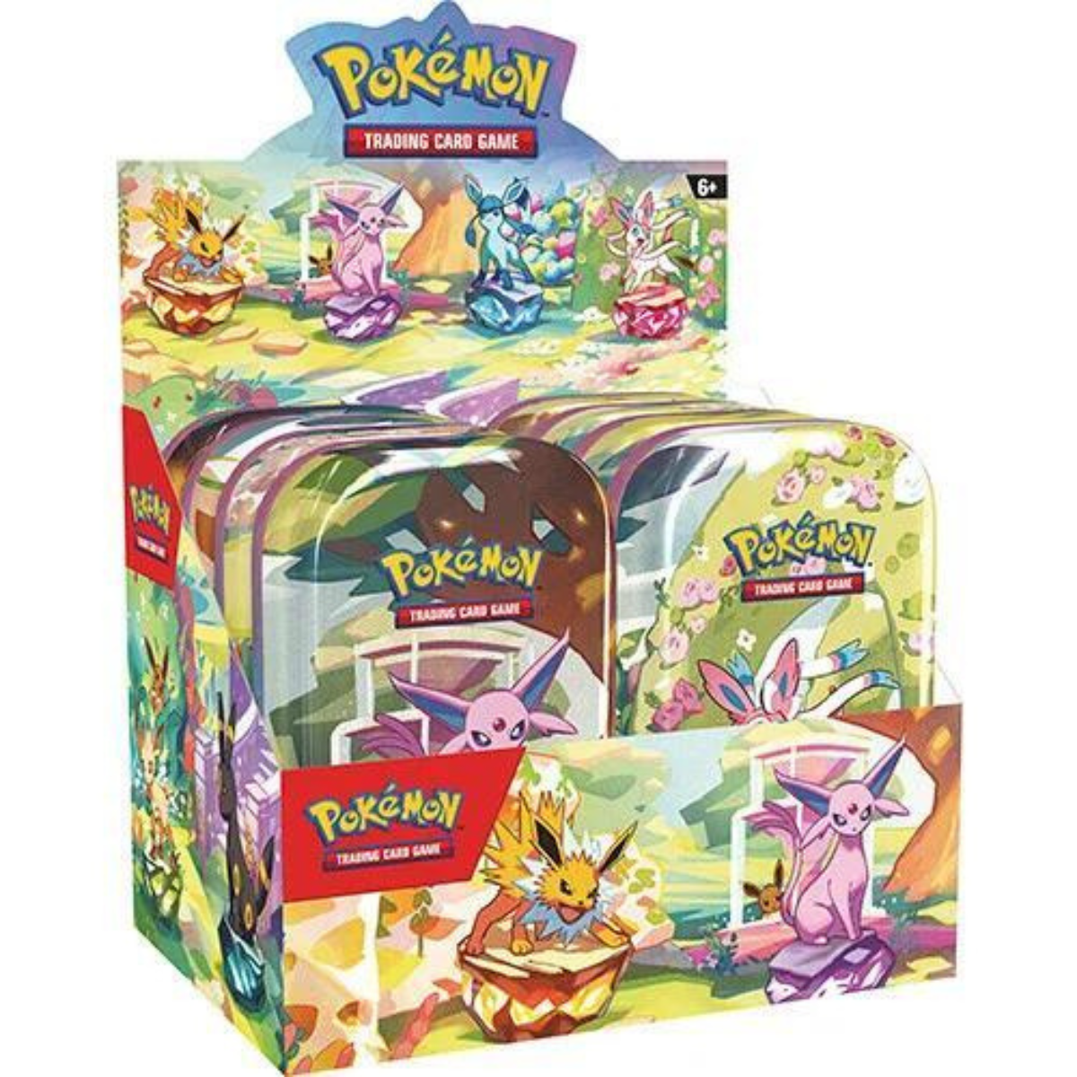 Pokémon TCG: SV8.5 Prismatic Evolutions Mini Tin Display