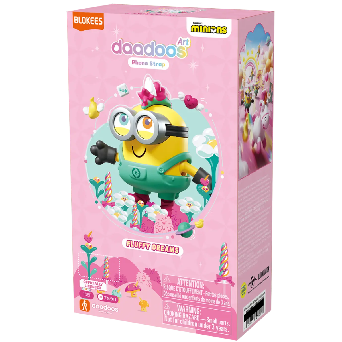 Blokees Minions daadoos Art Series 01: Fluffy Dreams (Single Random Blind Box)