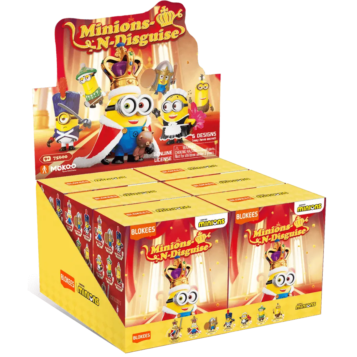 Blokees Minions Mokoo Series 01: N-Disguise (Box of 6 Individually Boxed)