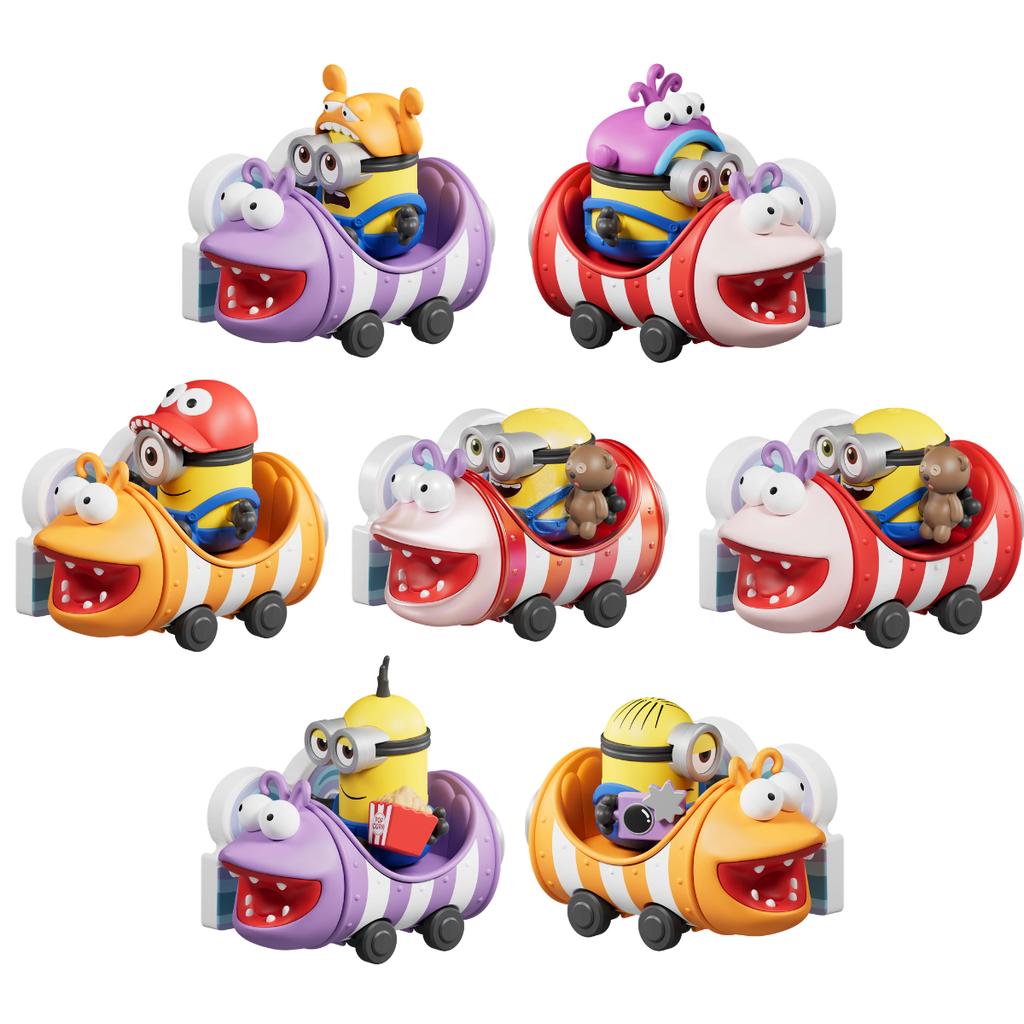 Blokees Minions daadoos Nest Series 01: Super Silly Fun Land Ride (Box of 6 Individually Boxed)