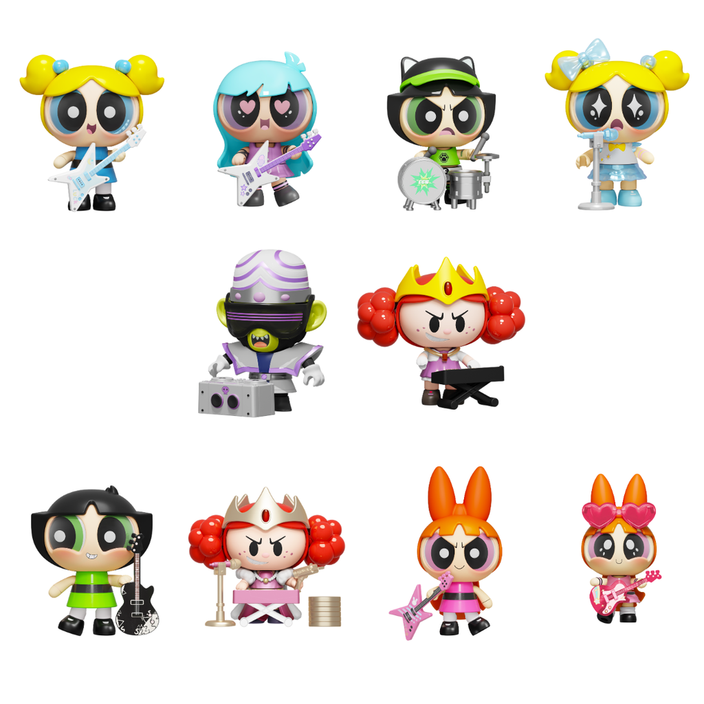 Blokees The Powerpuff Girls MOKOO Series 01: Cute Beats (Box Of 9 Individually Boxed)