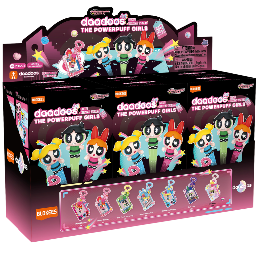 Blokees The Powerpuff Girls daadoos Art Series 01 Lens Lumen Tales Acrylic Card Sleeve (Box Of 6 Individually Boxed)