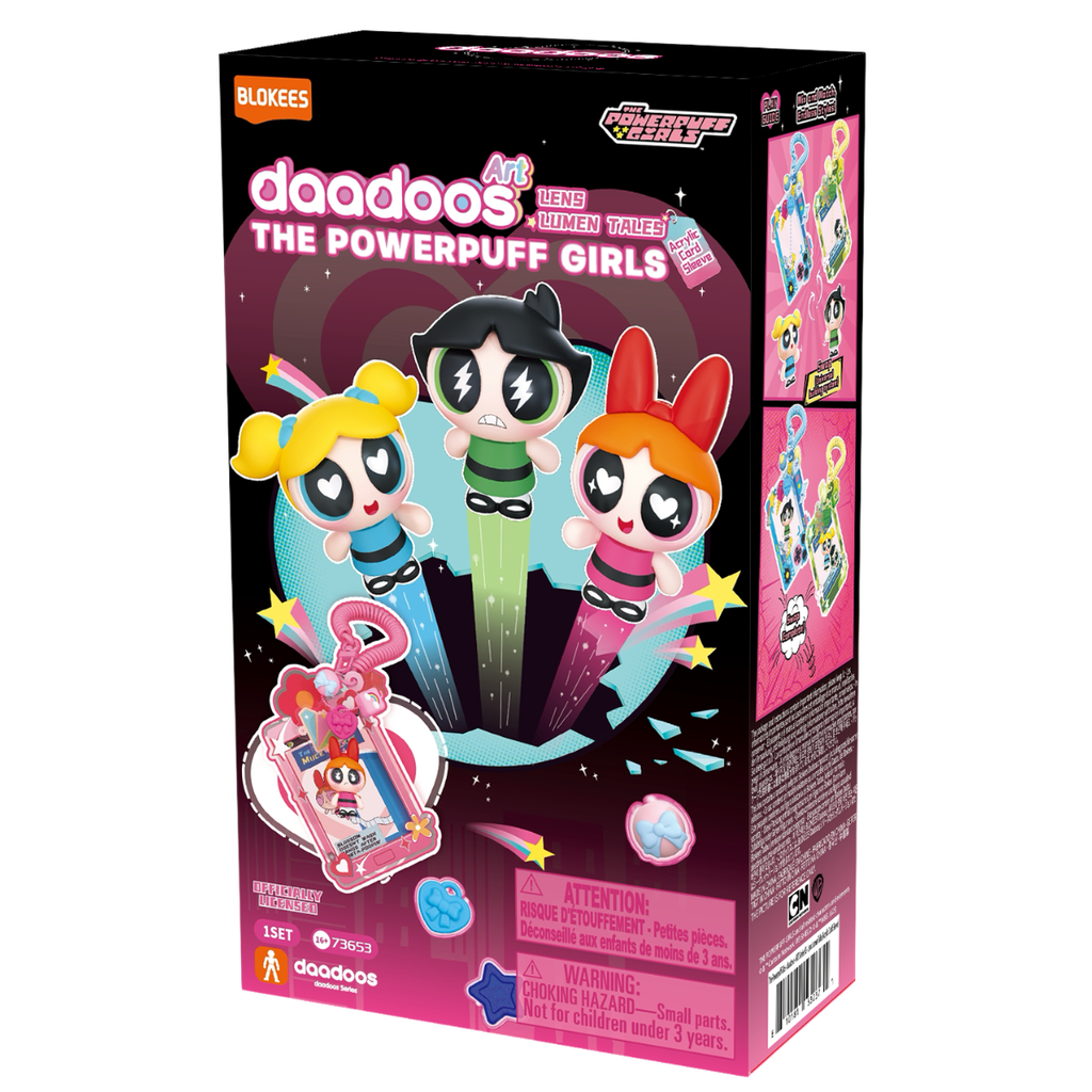 Blokees The Powerpuff Girls daadoos Art Series 01 Lens Lumen Tales Acrylic Card Sleeve (Box Of 6 Individually Boxed)