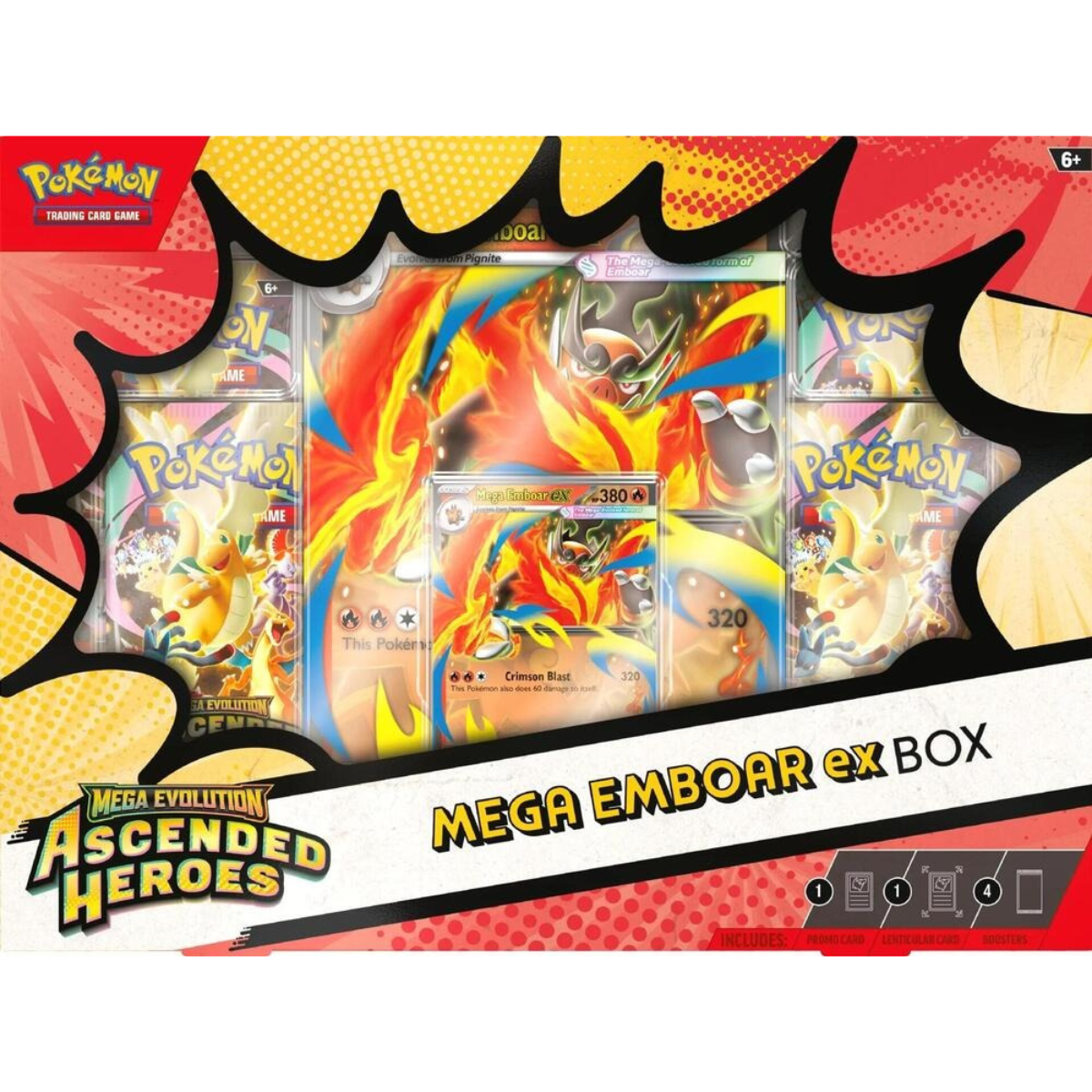 Pokémon TCG: Mega Evolutions Ascended Heroes Mega Emboar Box