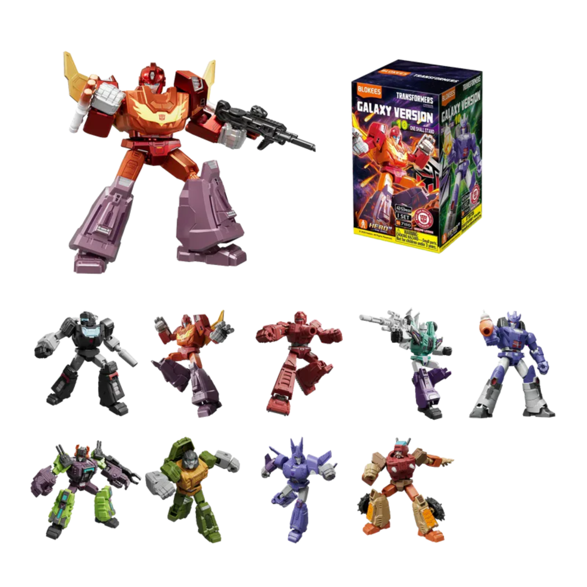 Blokees Transformers Galaxy 10 (Single Random Blind Box)