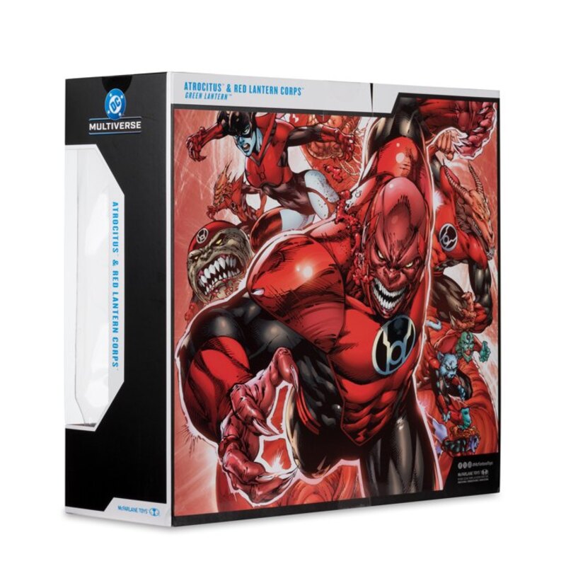 DC Multiverse Atrocitus Megafig & Red Lantern Corps 2-Pack