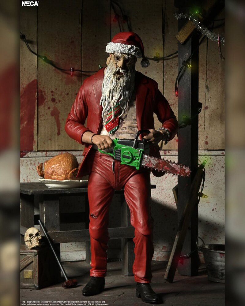 NECA Texas Chainsaw Massacre Ultimate Santa Leatherface