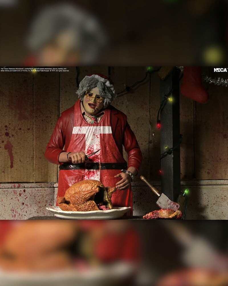 NECA Texas Chainsaw Massacre Ultimate Santa Leatherface