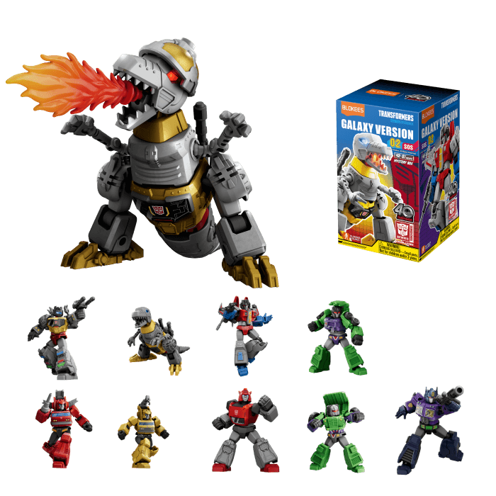 Blokees Transformers Galaxy 02: SOS Complete Set (Box of 9 Individually Boxed)