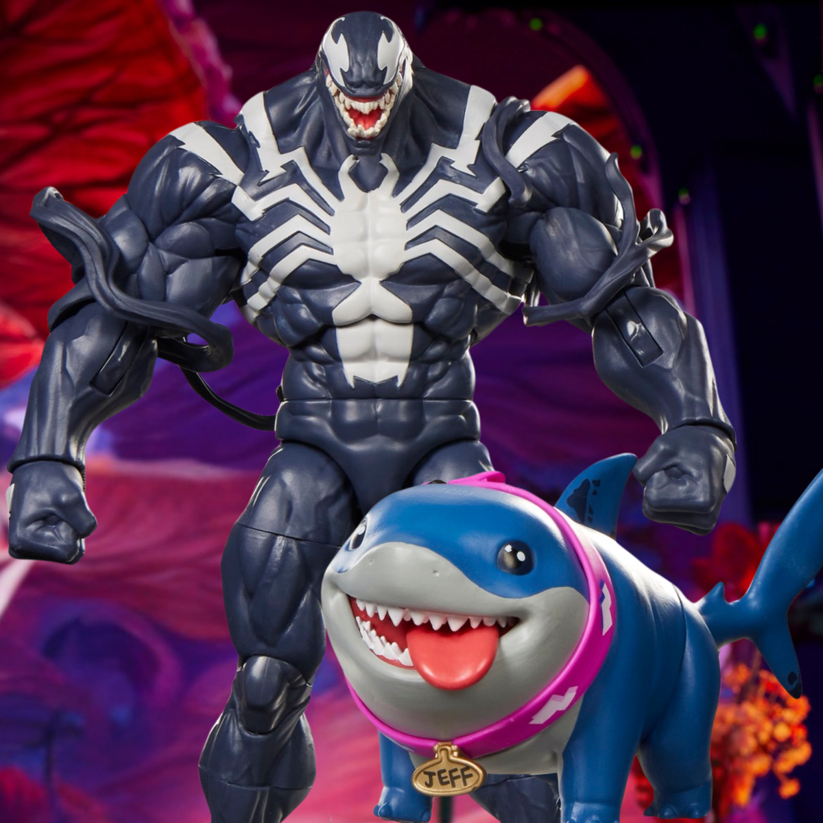 Marvel Legends Series Venom & Jeff the Land Shark 2-Pack (Marvel Rivals)