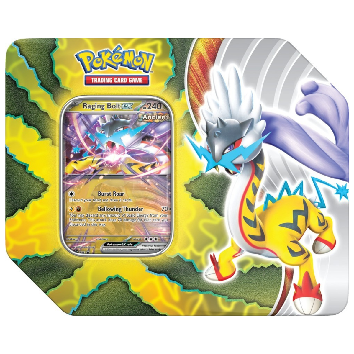 Pokémon TCG: Paradox Destinies Tin (Raging Bolt)