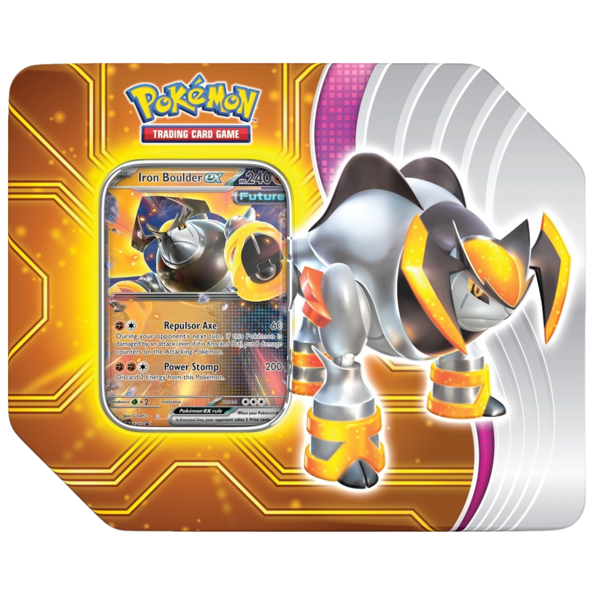 Pokémon TCG: Paradox Destinies Tin (Iron Boulder)