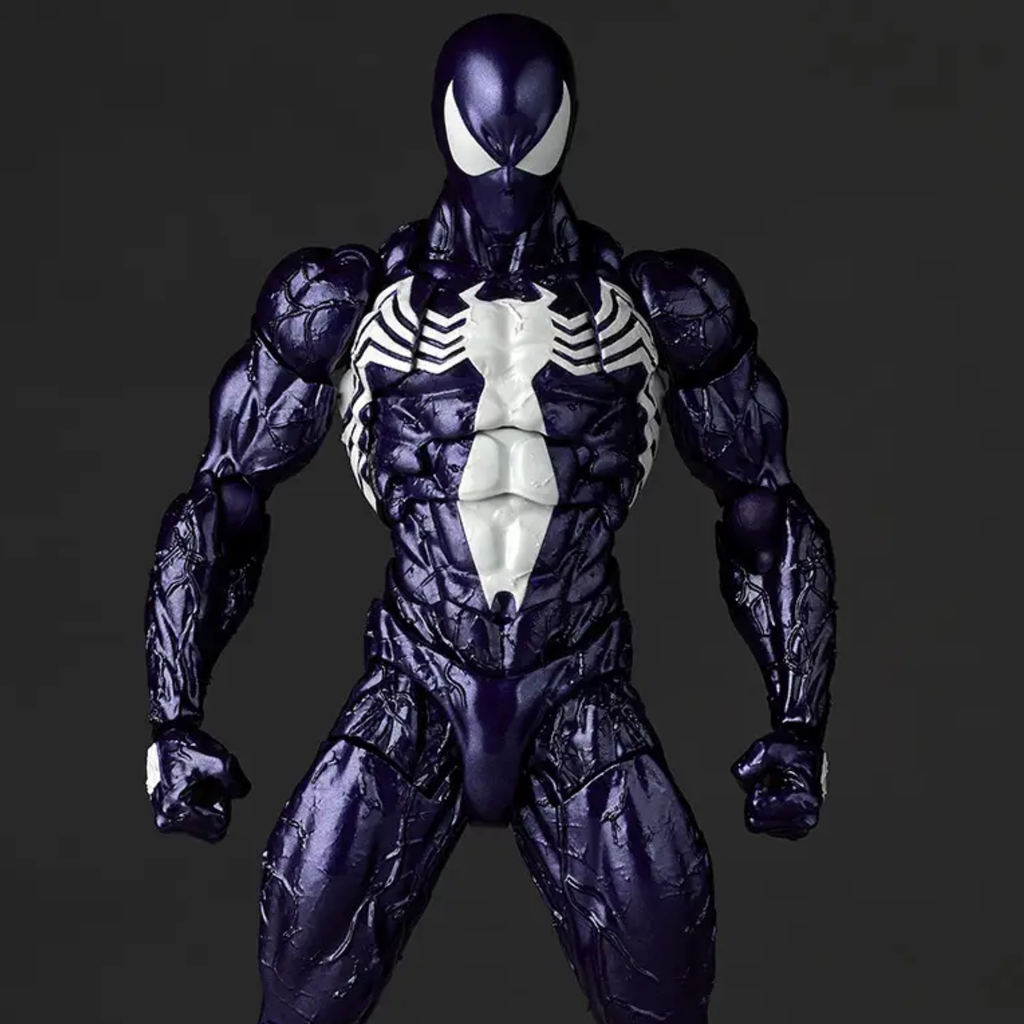 Marvel Comics Amazing Yamaguchi Revoltech NR106 Symbiote Suit Spider-Man (Purple Version)