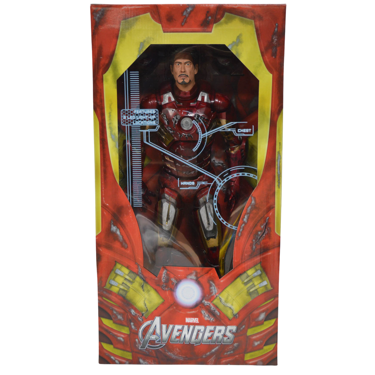 NECA Quarter Scale Avengers Battle Damaged Iron Man