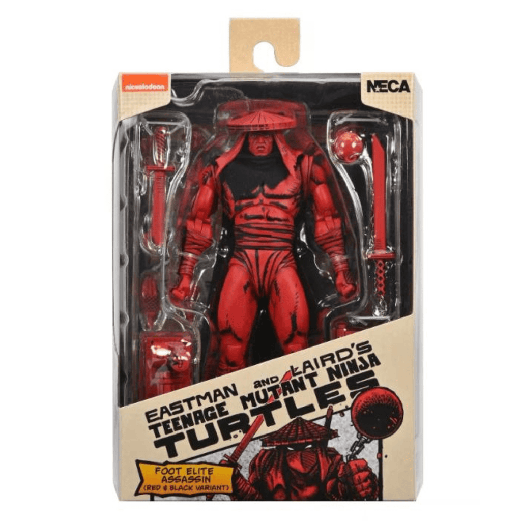 NECA Teenage Mutant Ninja Turtles Mirage Red and Black Foot Assassin