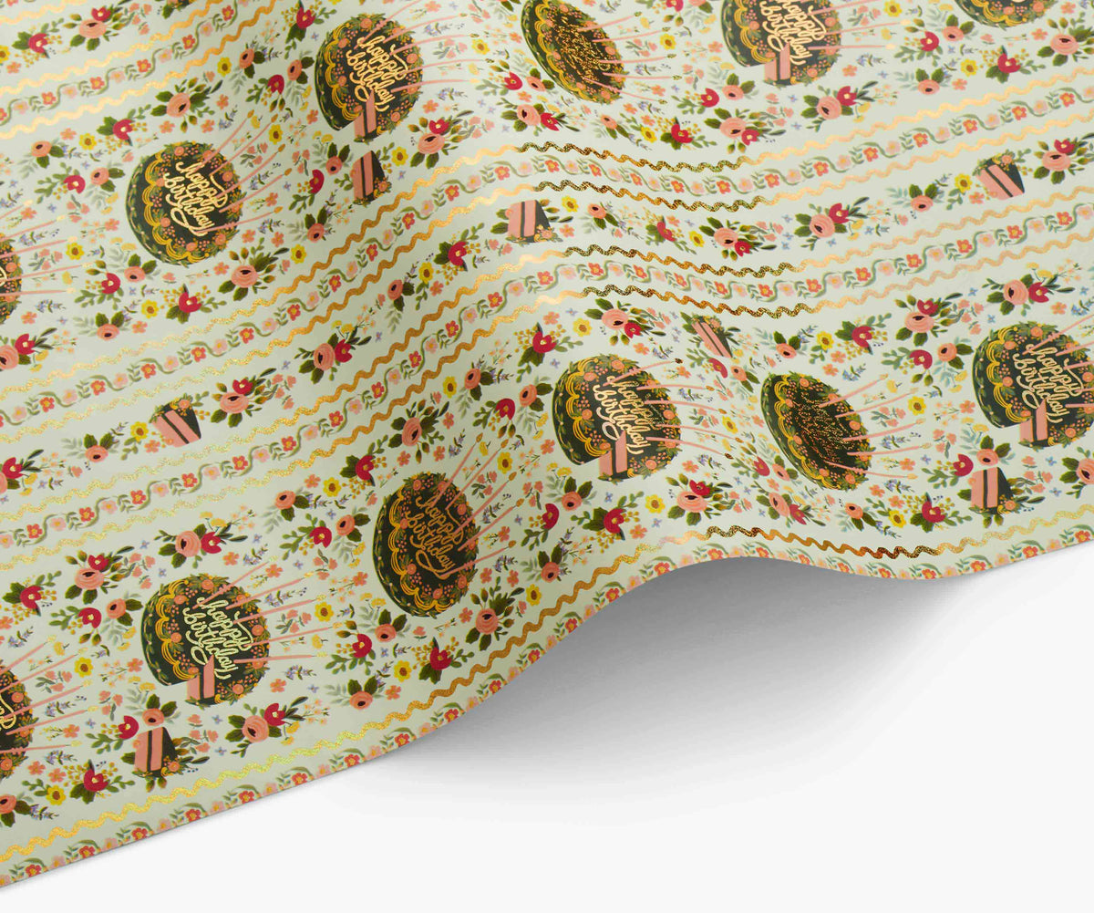 Wrapping Roll - Floral Cake