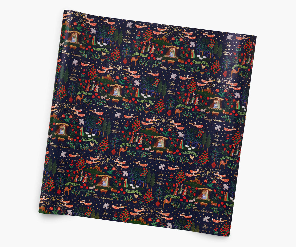 Holiday Wrapping Roll - Nativity Scene