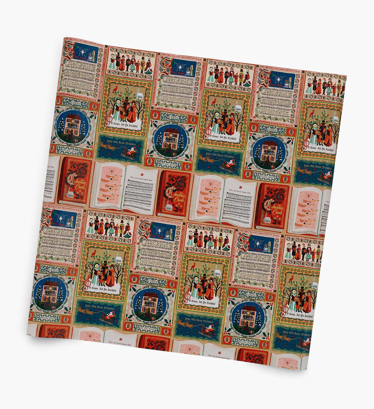 Holiday Wrapping Roll - Christmas Carols