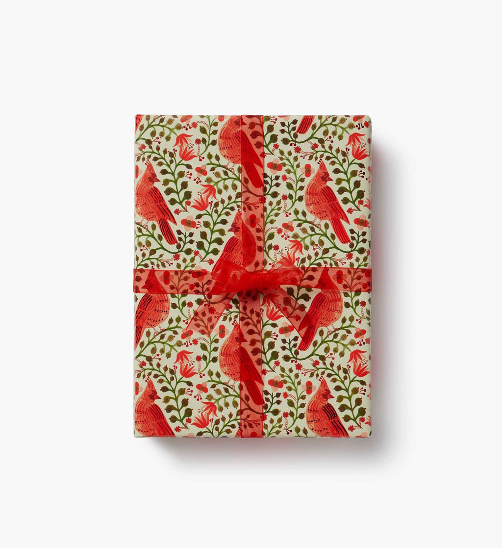 Holiday Wrapping Roll - Cardinals