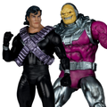 DC Multiverse Krytonian Suit Superman Vs Megafig Mongul