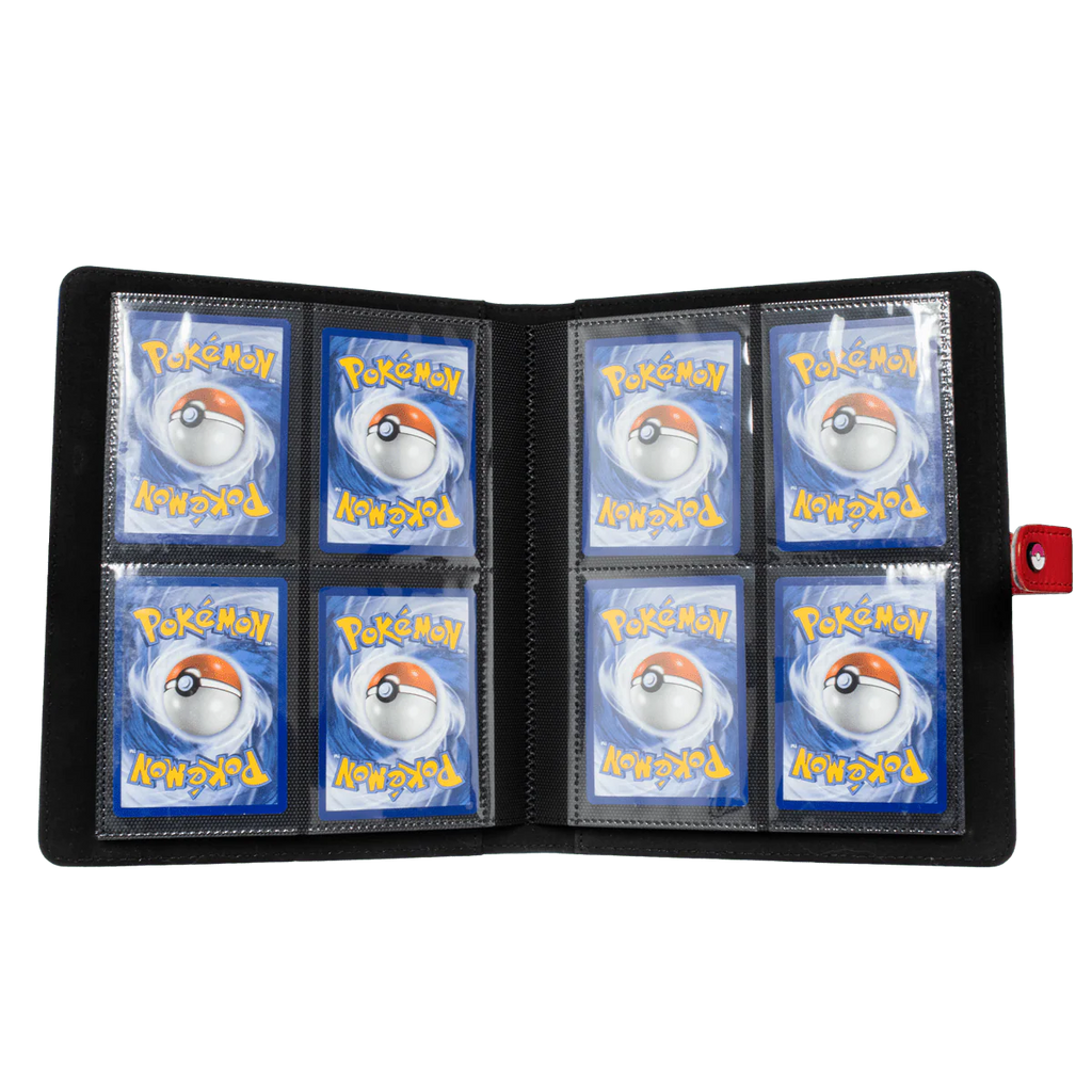Ultra Pro Pokémon Premium Red 4-Pocket Snap Binder