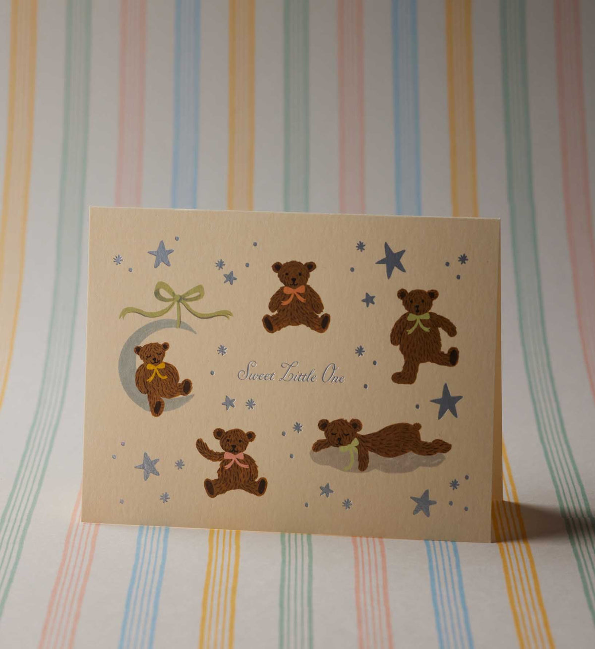 Sweet Little One Baby Card - Single Card