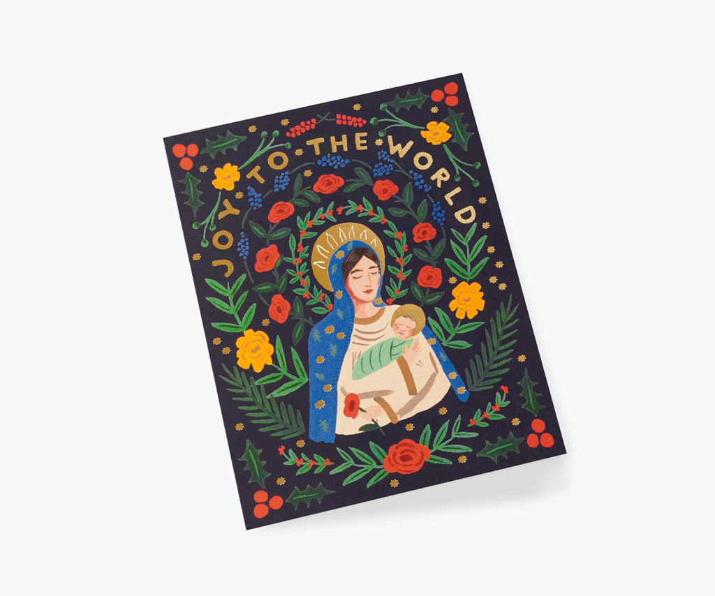 Madonna & Child Holiday Card - Single Card
