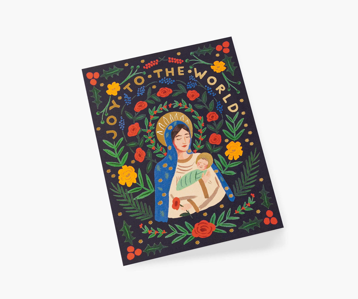 Madonna & Child Holiday Card - Single Card