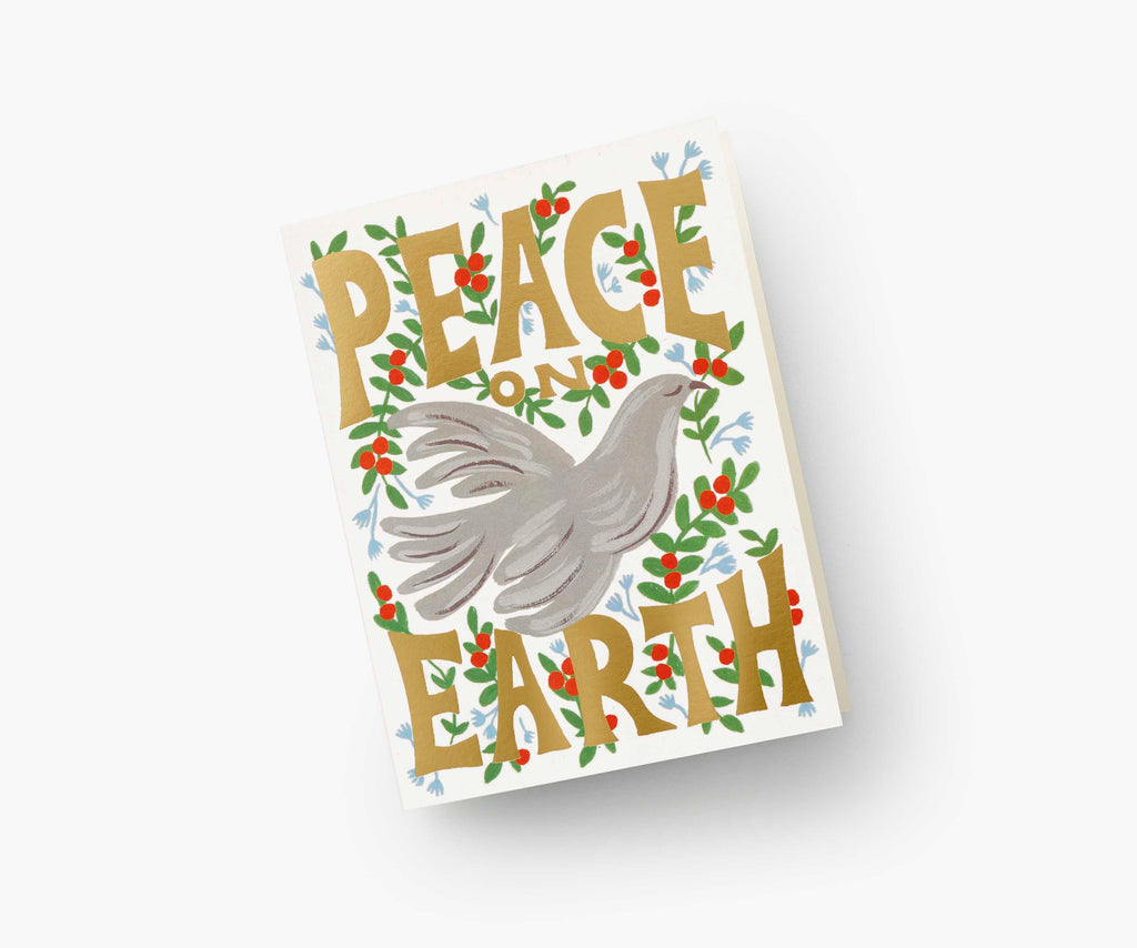Peace Dove Holiday Card - Single Card