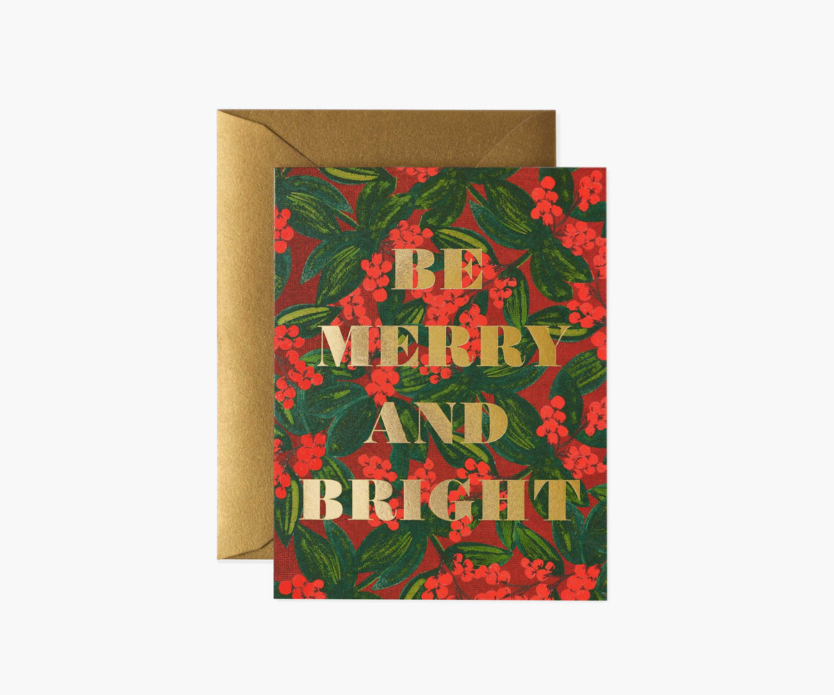 Merry Berry Holiday Card - Single Card