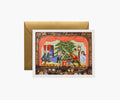 Nutcracker Christmas Holiday Card - Single Card