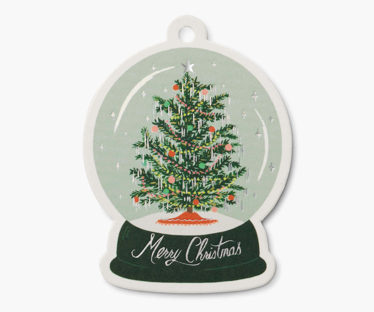 Holiday Gift Tags - Snow Globe