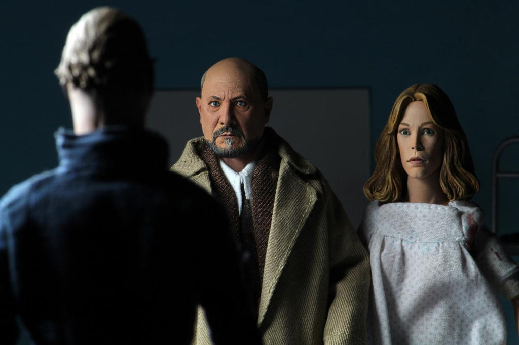 NECA 1981 Halloween 2 Dr. Loomis and Laurie Strode 2-Pack (8” Clothed Scale)