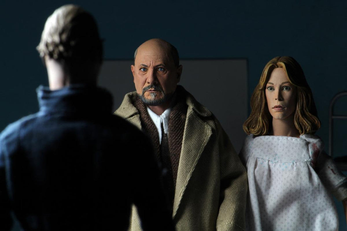 NECA 1981 Halloween 2 Dr. Loomis and Laurie Strode 2-Pack (8” Clothed Scale)