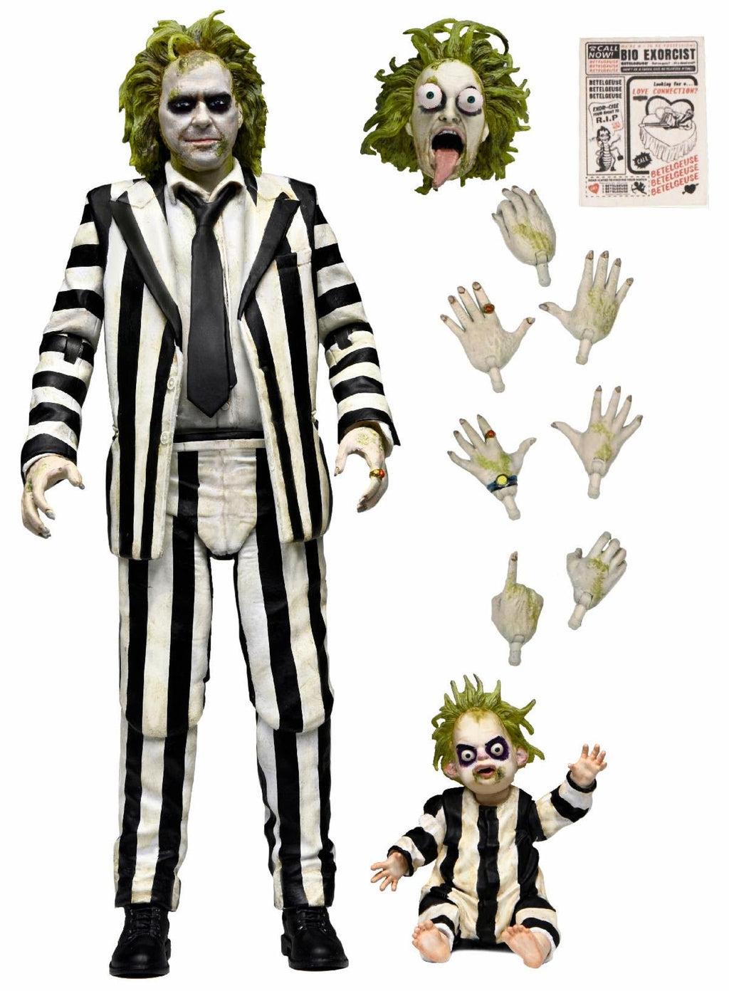 NECA Beetlejuice Beetlejuice Ultimate "Striped Suit" Beetlejuice