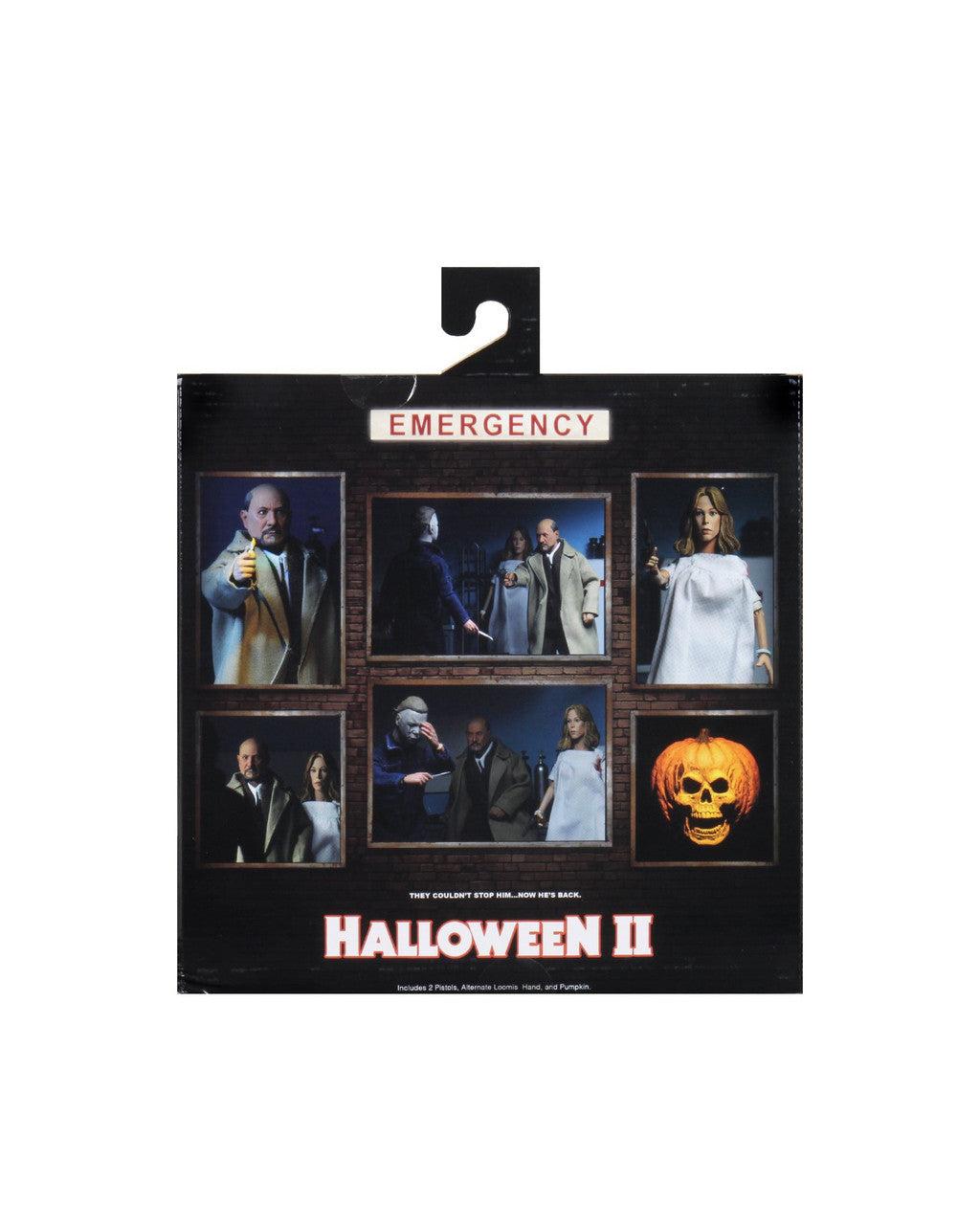 NECA 1981 Halloween 2 Dr. Loomis and Laurie Strode 2-Pack (8” Clothed Scale)