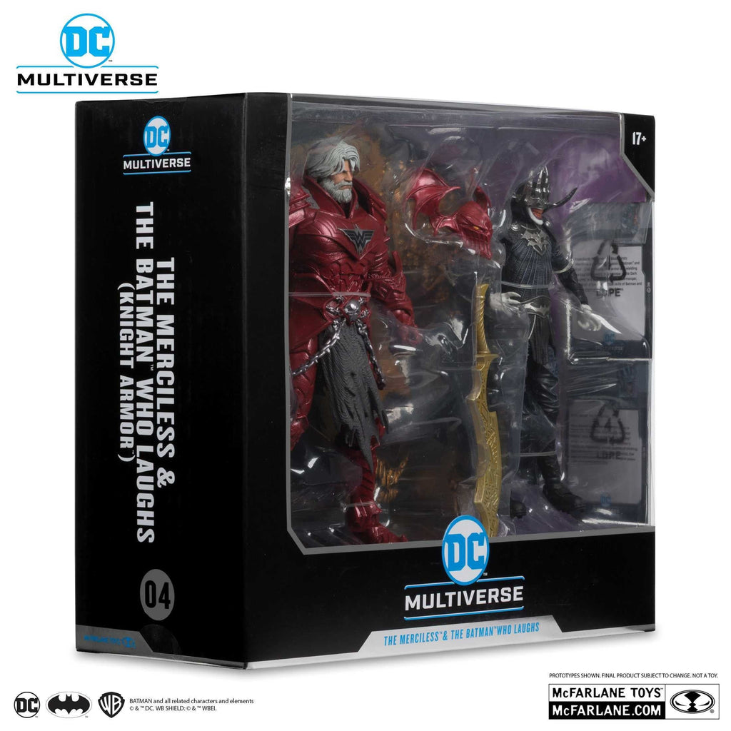 DC Multiverse Collector Edition The Merciless & Batman Who Laughs (Knight Armor) Action Figure 2-Pack