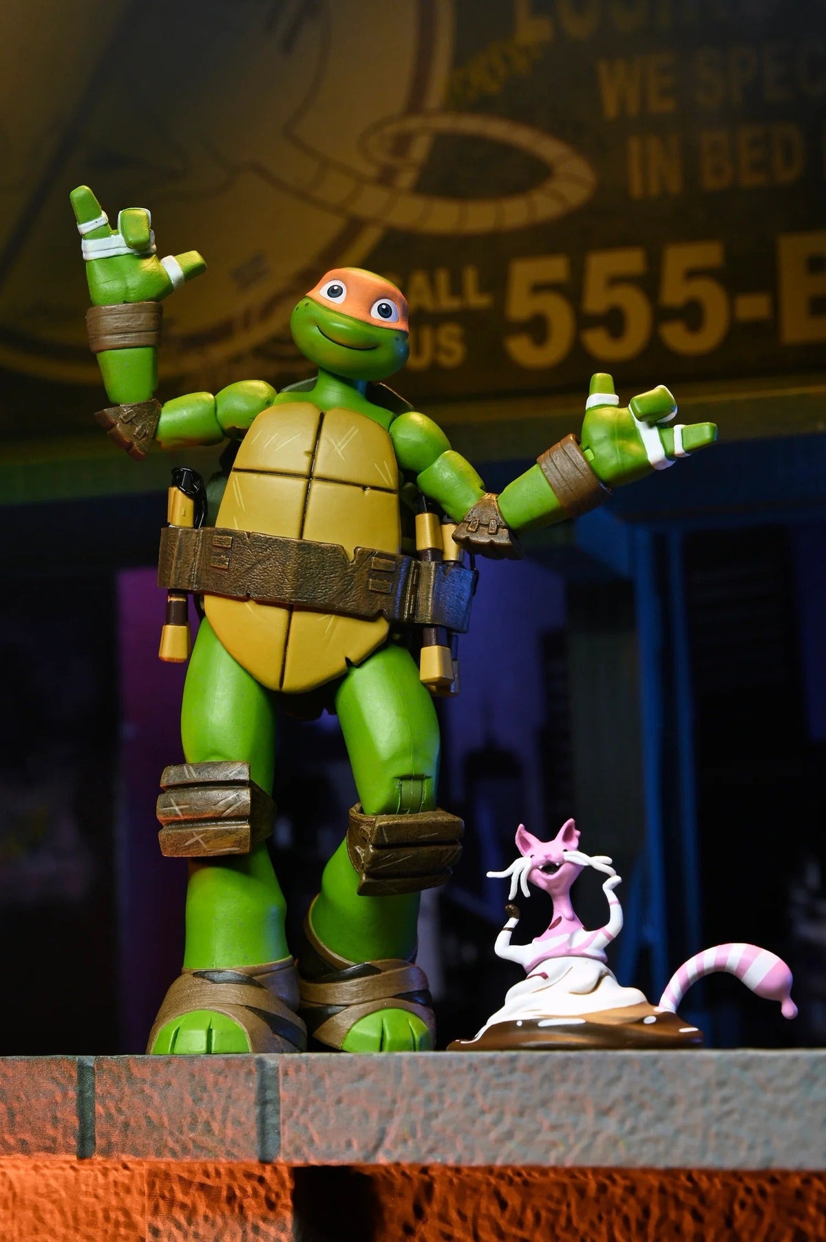 NECA Teenage Mutant Ninja Turtles Ultimate Michelangelo (2012 Cartoon)