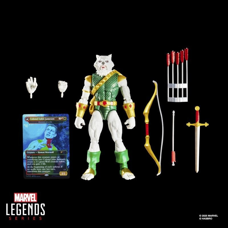 Marvel Legends Series Magic: The Gathering Agent Man-Wolf