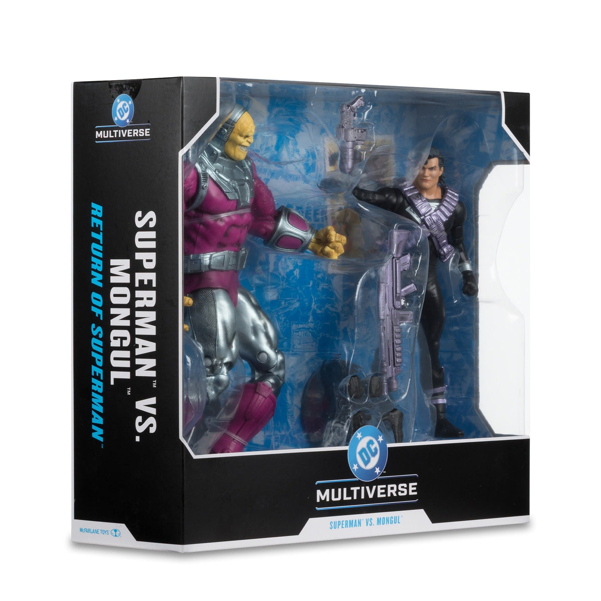 DC Multiverse Krytonian Suit Superman Vs Megafig Mongul