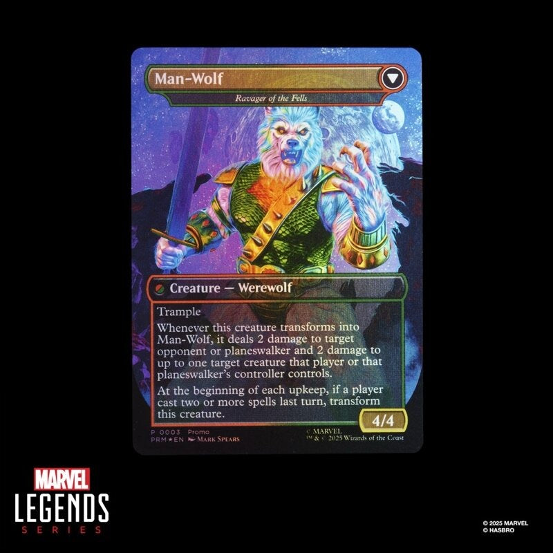 Marvel Legends Series Magic: The Gathering Agent Man-Wolf