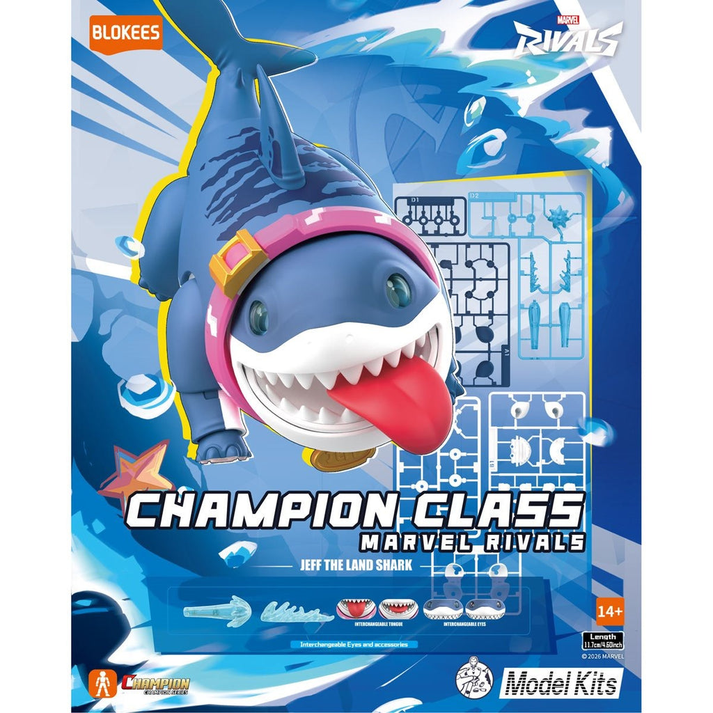Blokees Marvel Rivals Champion Class 12 Jeff the Land Shark