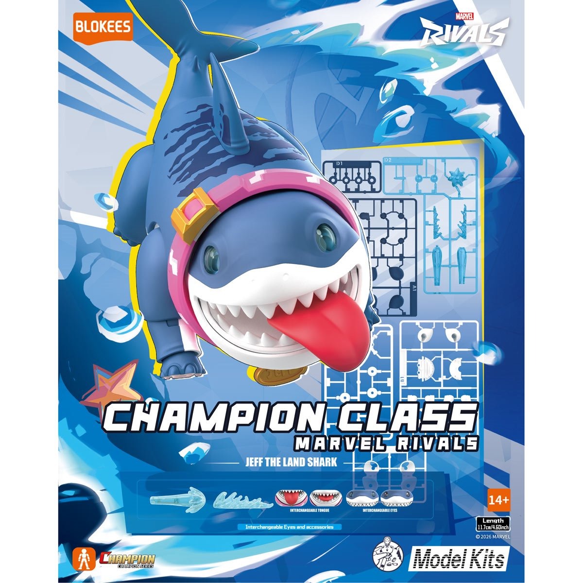 Blokees Marvel Rivals Champion Class 12 Jeff the Land Shark