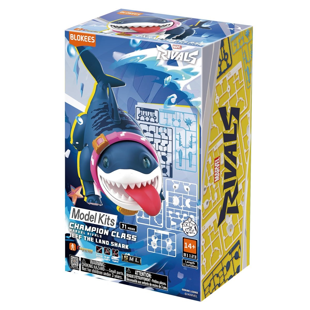 Blokees Marvel Rivals Champion Class 12 Jeff the Land Shark