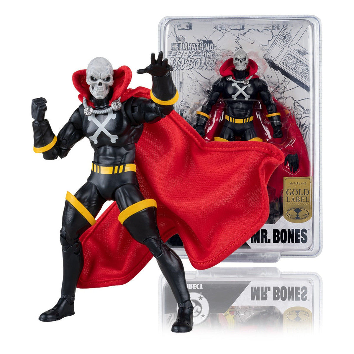 DC Multiverse Gold Label Mr. Bones & Obsidian w/Lithograph (Infinity Inc #16) SET OF 2