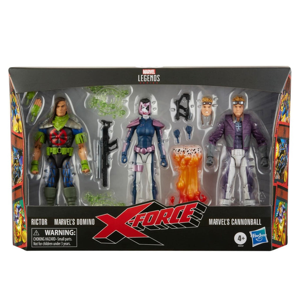 Marvel Legends Series X-Force 3-Pack (Rictor, Domino, & Cannonball)