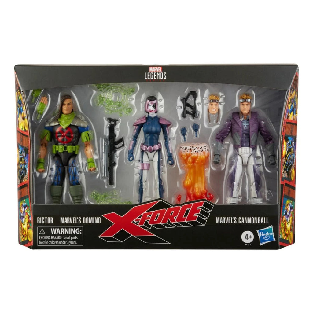 Marvel Legends Series X-Force 3-Pack (Rictor, Domino, & Cannonball)